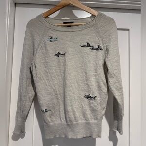 J Crew Retro Shark Sweater